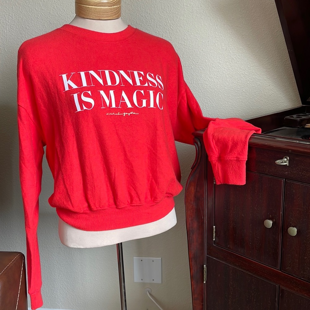 Spiritual gangster kindness is magic sweatshirt. Size large